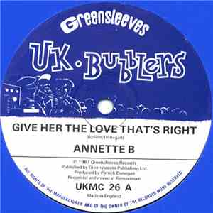 Annette B - Give Her The Love That's Right