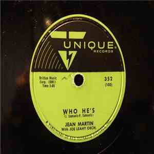 Jean Martin With Joe Leahy Orch. - Who He's / Please Be Gentle With Me