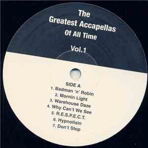 Various - The Greatest Accapellas Of All Time Vol. 1