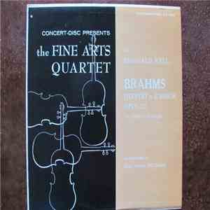 Johannes Brahms, Reginald Kell, The Fine Arts Quartet - Quintet In B Minor Op.115 For Clarinet And Strings