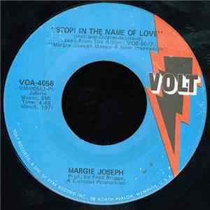 Margie Joseph - Stop! In The Name Of Love / Make Me Believe You'll Stay
