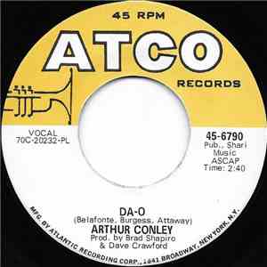 Arthur Conley - Da-O / Nobody's Fault But Mine