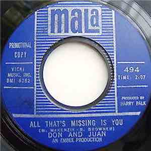 Don And Juan - I Can't Help Myself / All That's Missing Is You