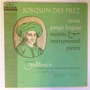Josquin Des Préz, New York Pro Musica, Noah Greenberg, Russell Oberlin, Cha ...