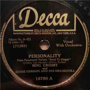 Bing Crosby - Personality / Would You?