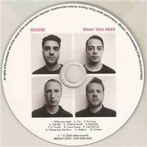 Goose  - What You Need