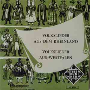 Various - Volkslieder Aus Dem Rheinland - Volkslieder Aus Westfalen