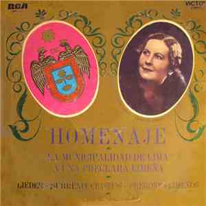 Various - Homenaje: La Municipalidad De Lima A Una Preclara Limeña