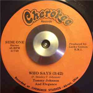Tommy Johnson And Elegance - Who Says / Take Me Back