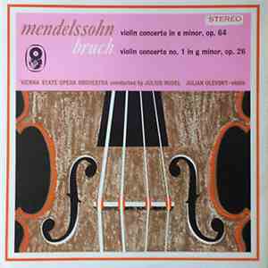 Mendelssohn / Bruch / Vienna State Opera Orchestra Conducted By Julius Rude ...