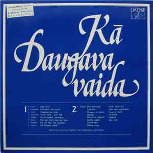 Unknown Artist / Vēra Singajevska / Jānis Zābers - Ka Daugava Vaida