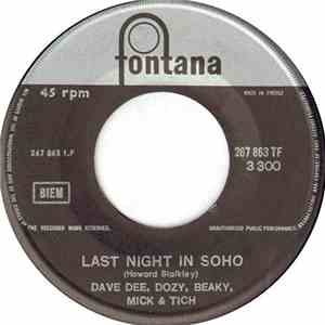 Dave Dee, Dozy, Beaky, Mick & Tich - Last Night In Soho