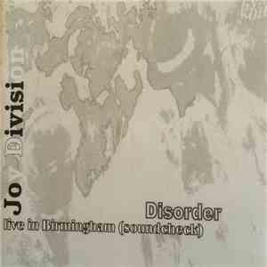 Joy Division - Disorder (Live In Birmingham - Soundcheck)
