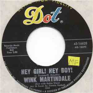 Wink Martindale, Robin Ward - Hey Girl! Hey Boy! / Born Too Late