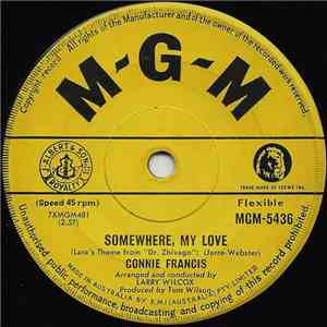 Connie Francis - Somewhere, My Love