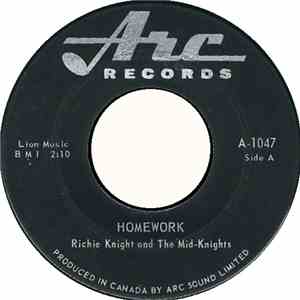 Richie Knight And The Mid-Knights - Homework / Come Back - Try Me