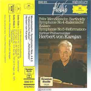 Felix Mendelssohn Bartholdy / Berliner Philharmoniker, Herbert von Karajan  ...