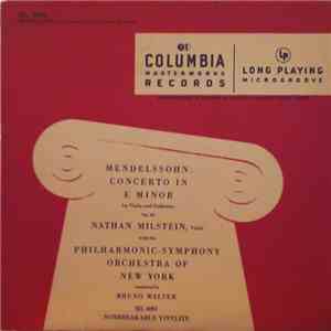Mendelssohn, Nathan Milstein, Philharmonic-Symphony Orchestra Of New York, ...