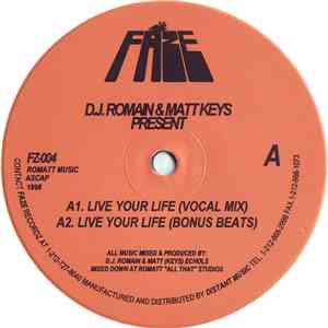 D.J. Romain & Matt Keys - Live Your Life / Piano Man (Get Ready)