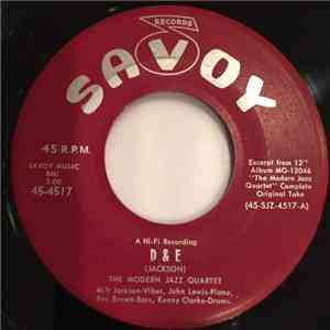 The Modern Jazz Quartet - D & E / True Blues