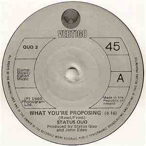 Status Quo - What You're Proposing