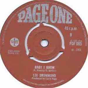 Lee Drummond  - At A Time Like This / Baby I Know