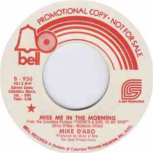 Mike D'Abo - Miss Me In The Morning / Arabella Cinderella