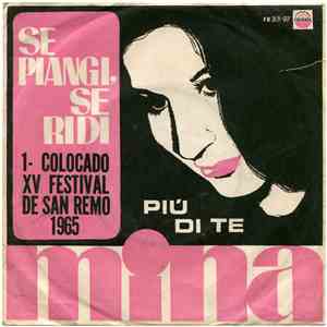 Mina  - Se Piangi, Se Ridi