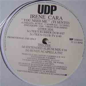 Irene Cara - You Need Me (Ti Sento)