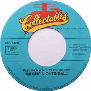 Maxine Nightingale / Skylark  - Right Back Where We Started From / Wildflow ...