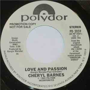 Cheryl Barnes - Love And Passion