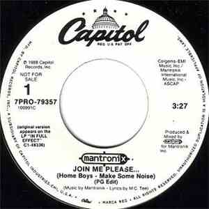 Mantronix - Join Me Please... (Home Boys - Make Some Noise)