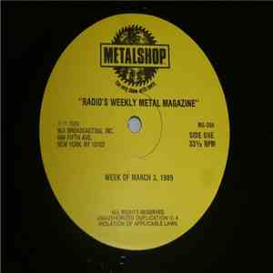 Various - Metalshop - Radio's Weekly Metal Magazine (Week Of March 3, 1989)