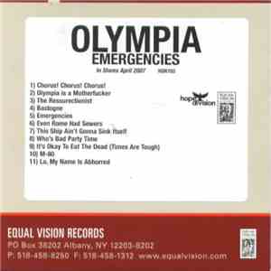 Olympia  - Emergencies