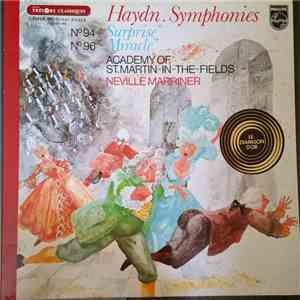 Haydn — Academy Of St.Martin-In-The-Fields - Neville Marriner - Symphonies  ...