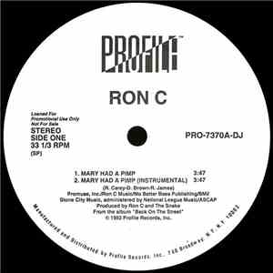 Ron C - Mary Had A Pimp / Dookie Booty