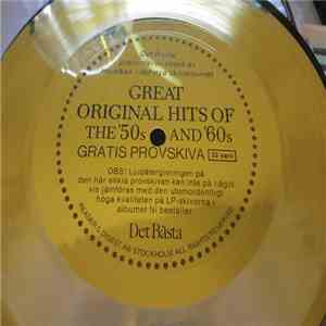 Unknown Artist - Det Bästa Presenterar Något Av Musiken I Det Nya Skivalbumet Great Original Hits Of The '50s And '60s