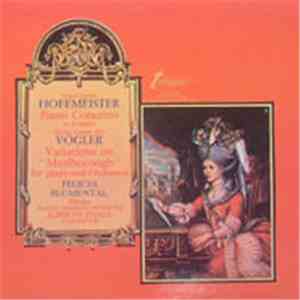 Franz Anton Hoffmeister, Georg Joseph Abt Vogler, Felicja Blumental - Piano ...