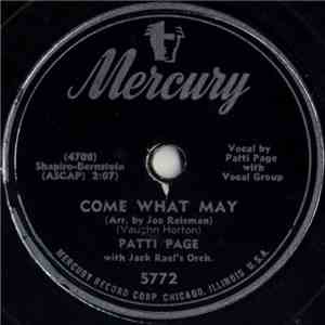 Patti Page With Jack Rael's Orch. - Come What May / Retreat (Cries My Heart ...