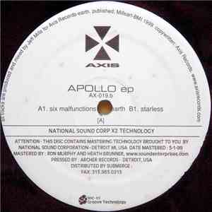 Jeff Mills - Apollo EP