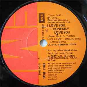 Olivia Newton-John - I Honestly Love You