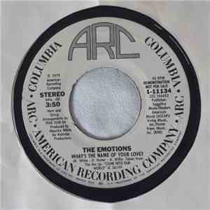 The Emotions - What's The Name Of Your Love ?