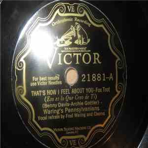 Waring's Pennsylvanians / Nathaniel Shilkret And The Victor Orchestra - That's How I Feel About You / That's Her Now!