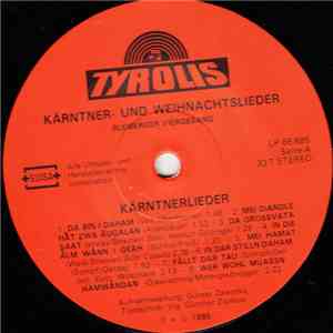 Bleiberger Viergesang - Kärtner- Und Weihnachtslieder