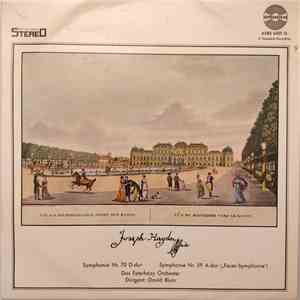 Joseph Haydn, Das Esterhazy Orchester, David Blum  - Symphonie Nr. 70 D-dur / Symphonie Nr. 59 A-dur (
