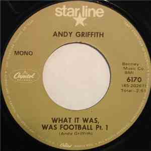 Andy Griffith - What It Was, Was Football Pt. 1