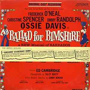 Irving Burgess - Ballad For Bimshire A New Musical Of Barbados