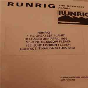Runrig - The Greatest Flame (Promo)