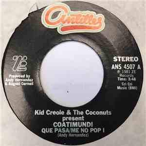 Kid Creole & The Coconuts Present Coatimundi - Me No Pop I