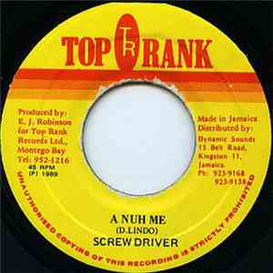 Screw Driver - A Nuh Me